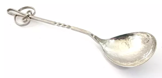 Sargisons Australian Silver Arts & Crafts Unusual Top Jam/Cream/Condiment Spoon