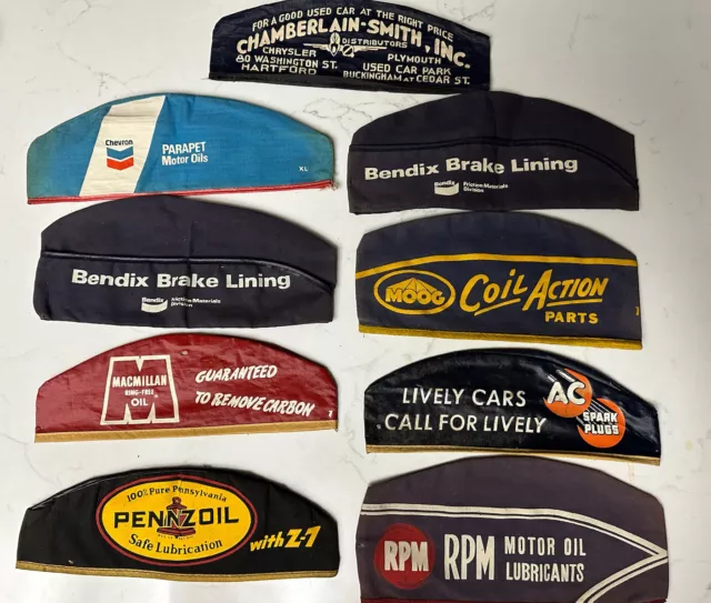 Gas / Oil station Hats - Lot Of 9