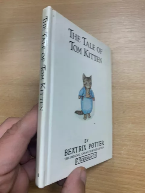 1985 Beatrix Potter" The Tale Of Tom Kitten "Vintage Libro de Tapa Dura ( Ll 2