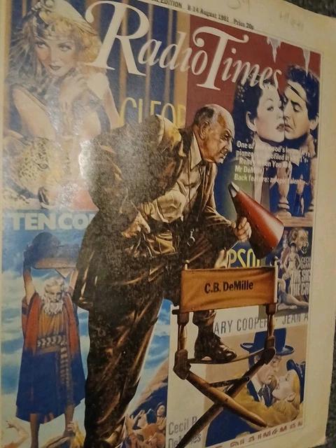 VINTAGE RADIO TIMES wc 8-14 AUGUST 1981 COMPLETE £5.30 - PicClick UK