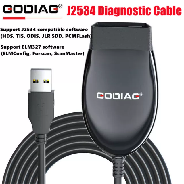 J2534 Diagnostic Cable Support J2534 Passthru & ELM327 Diagnose J1979 Vehicles