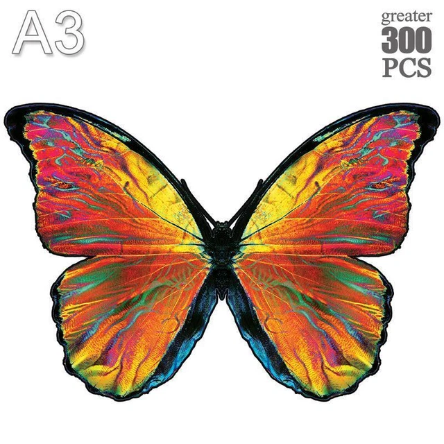 Butterfly Jigsaw Puzzle Children Adults Educational Intellectual Birthday Gifts