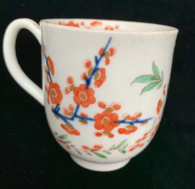 Worcester 1 St Period Coffee Cup 1768 - 1770 Kempthorne Pattern Imari