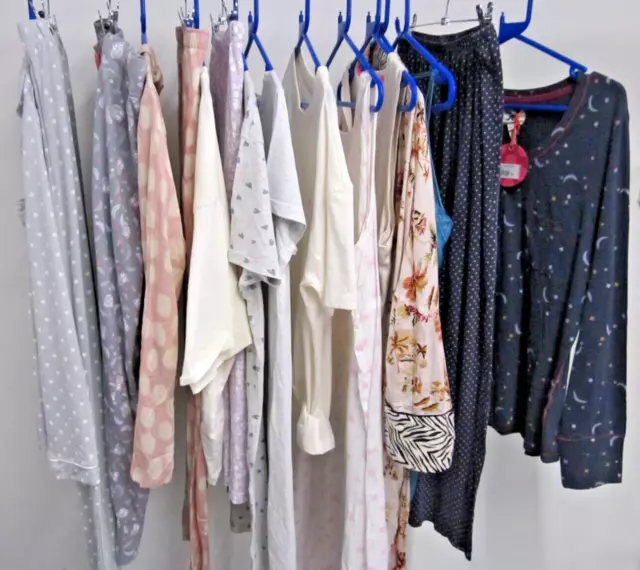 WOMEN'S NIGHTWEAR BUNDLE x 15 Sizes 8 -XL inc TU H & M SLEEP LOUNGE