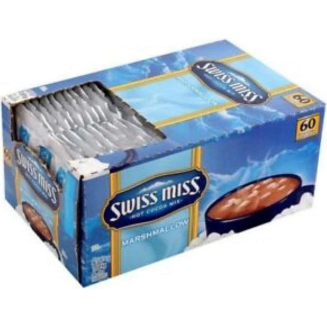 Swiss Miss - Hot Chocolate with Marshmallows - 60 Packet - Exp 13/3/2024