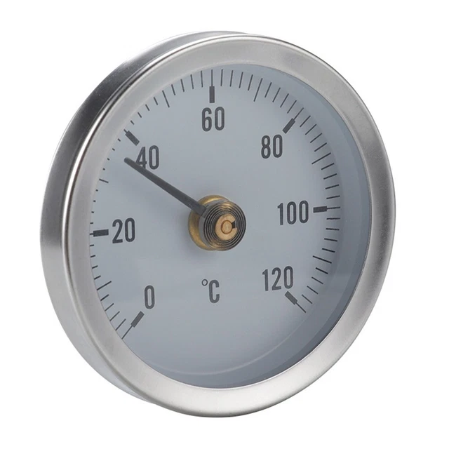 Thermomètre double métal avec boîtier galvanisé construction robuste pour la