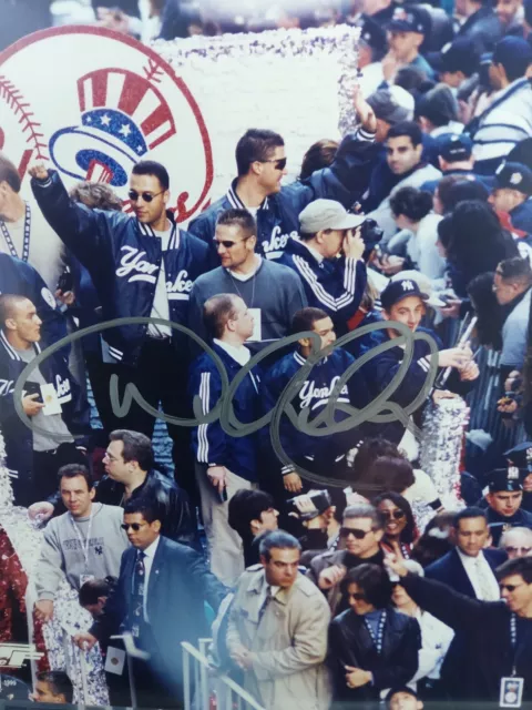 NY Yankees Derek Jeter Parade Baseball Player 8X 10 Photo Signed AUTOGRAPHED 3