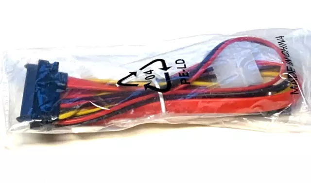 ✅ Kabel Old Molex 4 Pin und SATA - Neuer Stromanschluss + SATA