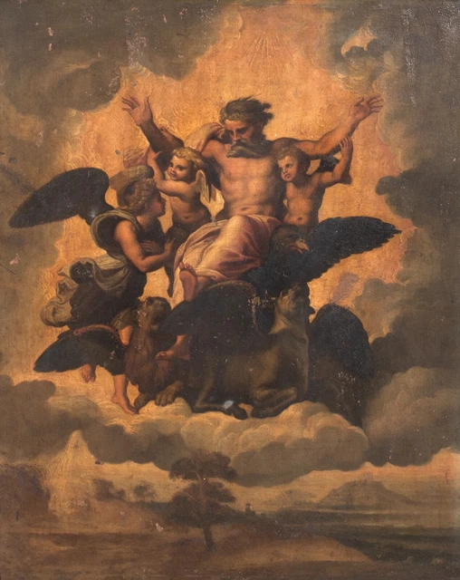 17th Century Italian Old Master The Vision Of Ezekiel - RAPHAEL (1483-1520)