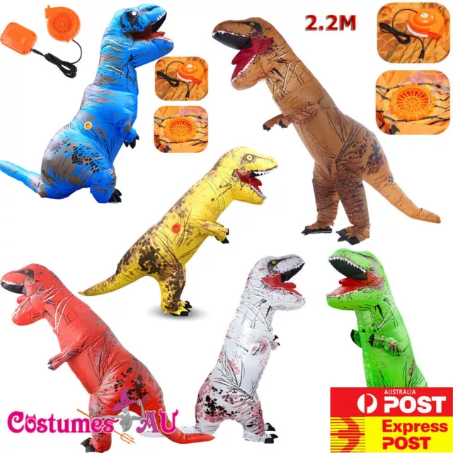 ADULT T-REX INFLATABLE Costume  Blowup Dinosaur TRex T Rex Halloween Mens Outfit