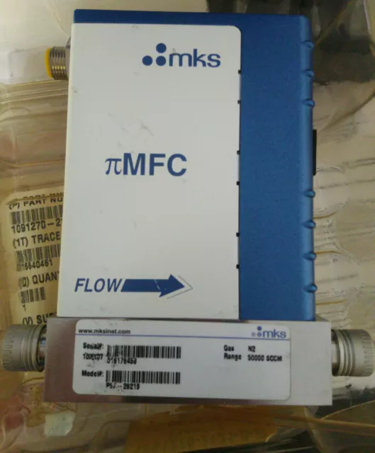 MKS MFC, PRESSURE-INSENSITIVE P5A-28219 50000 SCCM N2 Nitrogen