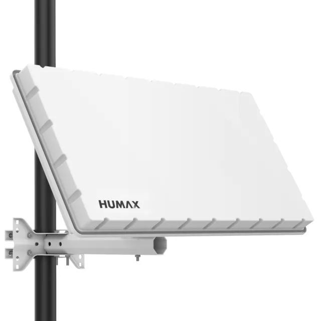 Humax Twin Flat Sat Flachantenne H39D2 Satelliten-Flachantenne für 2 Teilnehmer