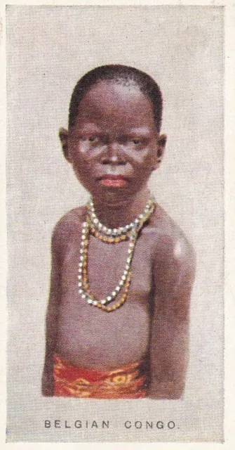 Imperial Tobacco Canada Itc Children Of All Nations Card #5 - Belgian Congo