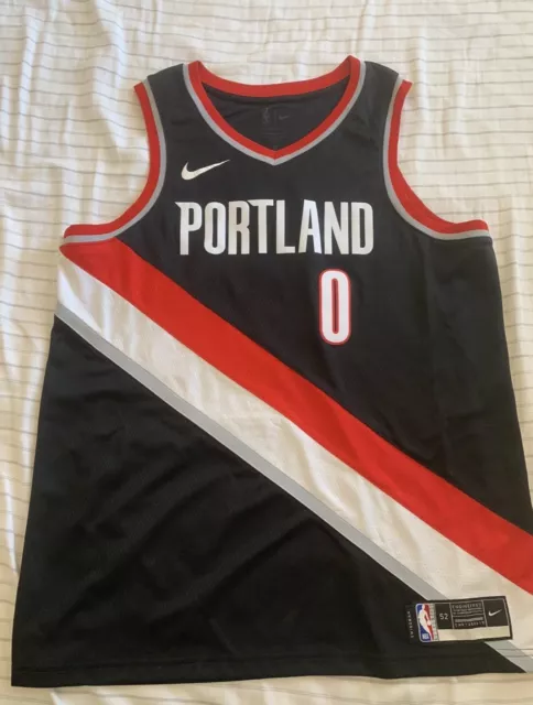 Youth Portland Trail Blazers Damian Lillard Nike Gray 2020/21 Swingman  Player Jersey - Earned Edition