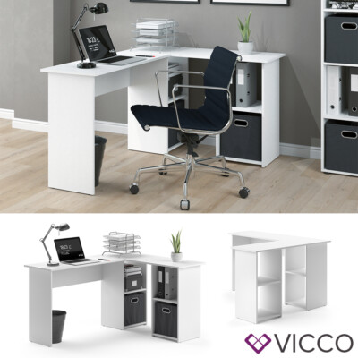 Vicco Scrivania ad angolo Scrivania Tavolo per ufficio Dante Scrivania angolare Tavolo per PC 