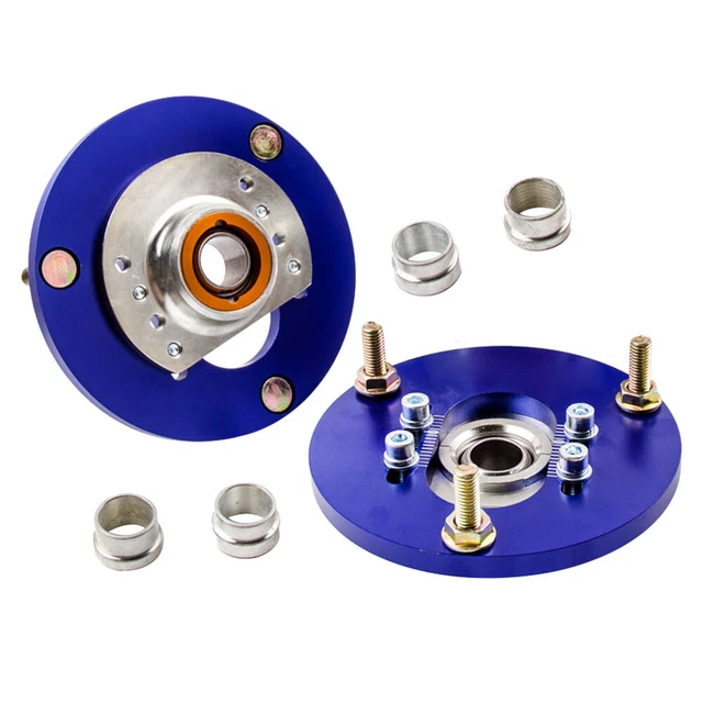 2 cuscinetti a cupola per BMW E46 320 323 325 assale anteriore sospensioni Camber Plate regolabili