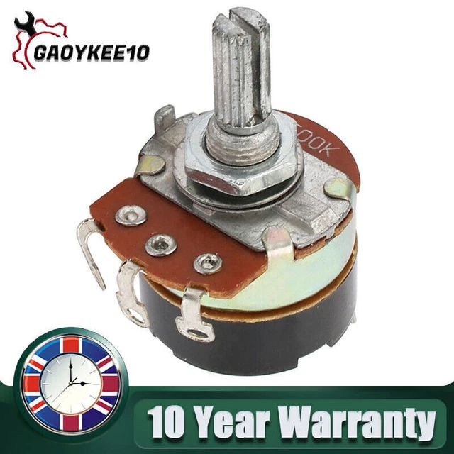 WH138 500K OHM Rotational Potentiometer with Switch Potentiometer ...