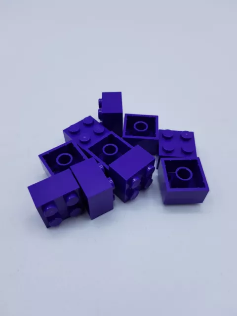 LEGO LOT 10 X Brick 2X2 Medium Lilac Ref 3003 / 4653960 *Neuf* EUR 2,00 -  PicClick FR