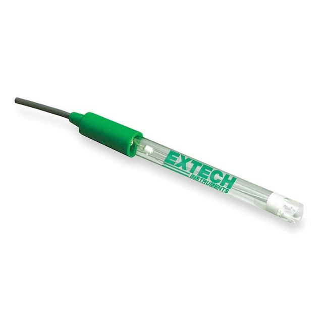 EXTECH 60120B Mini pH Electrode,0 to 14,Bulb