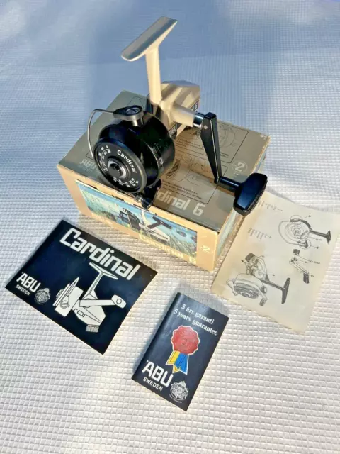 Zebco Cardinal 6 Spinning Reel With Box And Papers