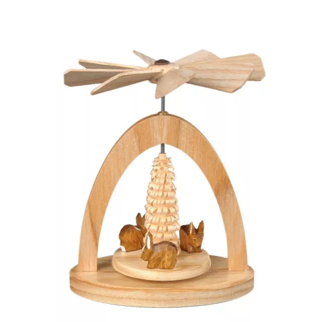 Miniature Pyramid - Three Rabbits | 13cm | Warm Air Pyramid