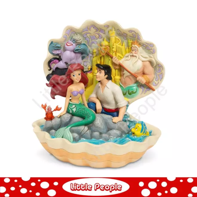 Jim Shore Disney Traditions - The Little Mermaid in Shell Scene Scenario