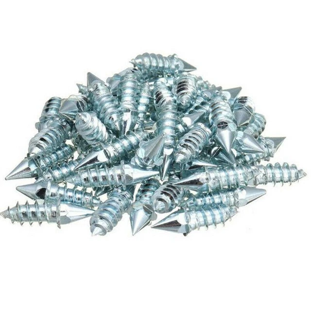 Screw Metal Tire Studs Motorcycle ATV Wheel Trim Nail Snow Spike Anti Slip50Pc