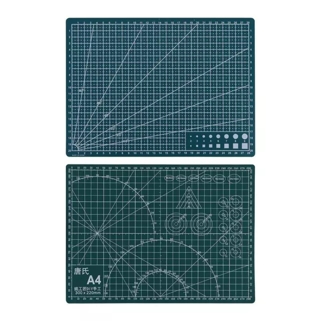 Board Schneidplatte  (Cutting Plate) Schneidematte schneiden A4 Gitterlinien