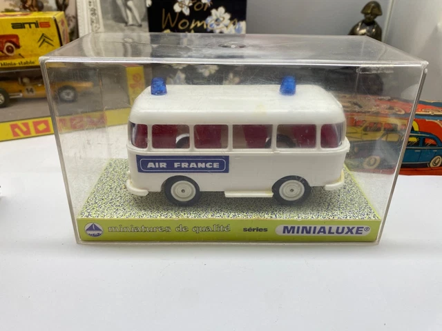 Minibus Floirat Air France – Minialuxe – Échelle 1:43 – Années 70 – Rare