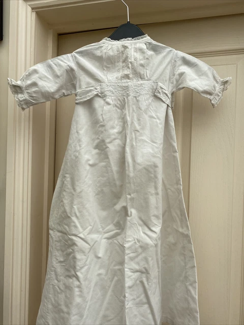 Abito da notte lungo vintage bianco bambini Abito da notte lungo vintage bianco bambini