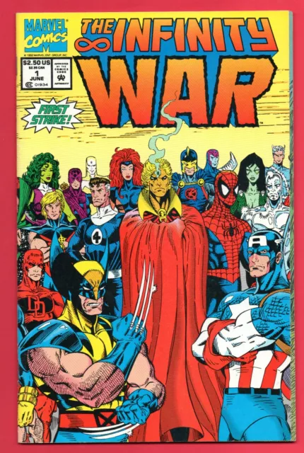 Marvel - The INFINITY WAR #1 - 1992 - Gatefold Wraparound Cover VF