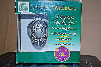 Dummy Set Victorian Satin Nickel Rose Nostalgic Warehouse 701628 CLAVIC22  S6404
