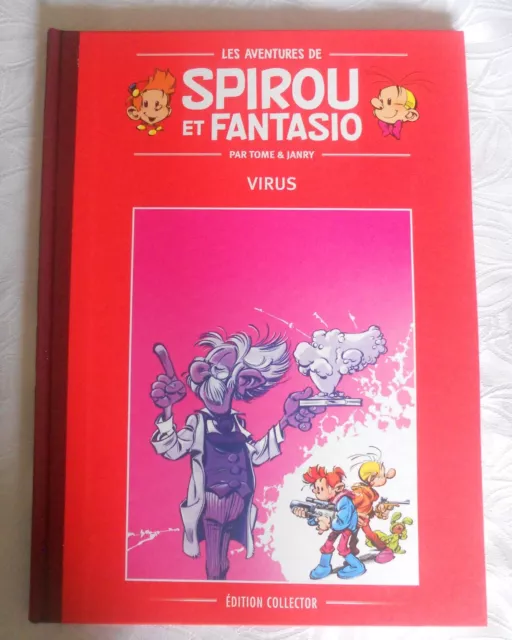 SPIROU ET FANTASIO édition COLLECTOR ALTAYA BD 33 virus dos toilé