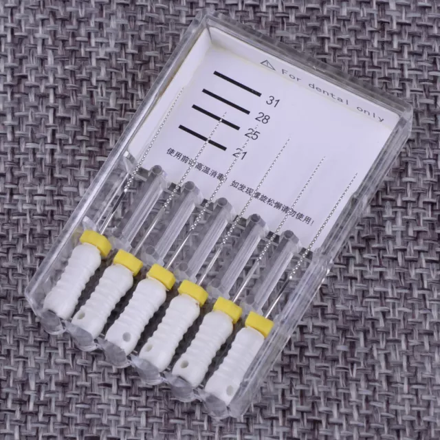 10 Kit Dental Endo K-Files 25mm 15 Root Canal Wurzelkanal Feile Hand Use File zu