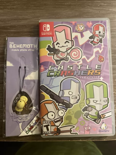 The Behemoth Castle Crashers Mini Cell Phone Charm Keychain NIP Chicken