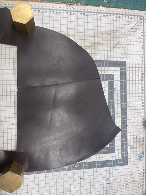 Top! Cordovan Shell Leather hide, Leather craft