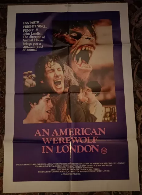 An American Werewolf in Paris (1997) Original One-Sheet Movie