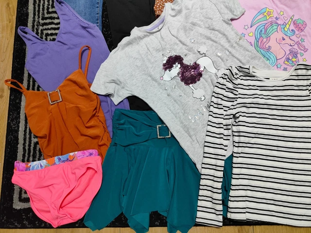 #C88💜 Huge Bundle Of Girls Clothes 9-10years NEXT GEORGE ZARA RIVER H&M PRIMARK 3