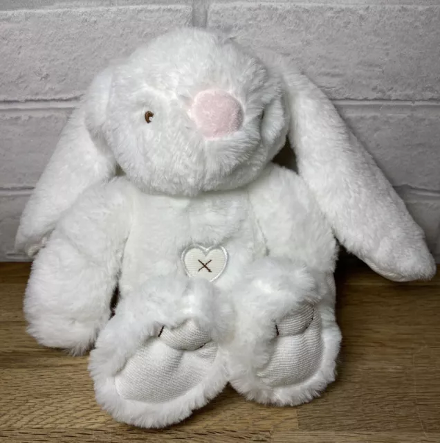 Chad Valley Snuggle Bunny Baby Soft Plush Cuddly Toy White Rabbit Super Soft 7”