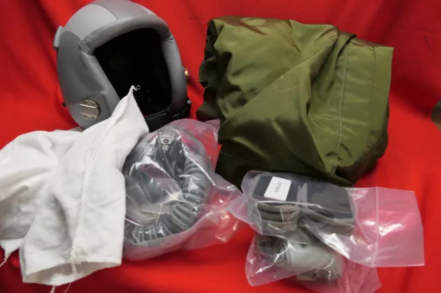 USAF U.S. Air Force Flight Helmet Mask HGU-55P CE & MBU-20/P USAF U.S. Air Force Flight Helmet Mask HGU-55P CE & MBU-20/P