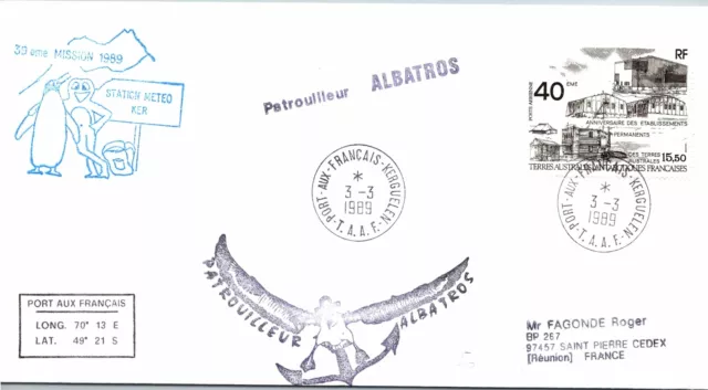 03/03/1989 - French Antarctic - P681 "Albatros" - Port Aux Francais - F16692