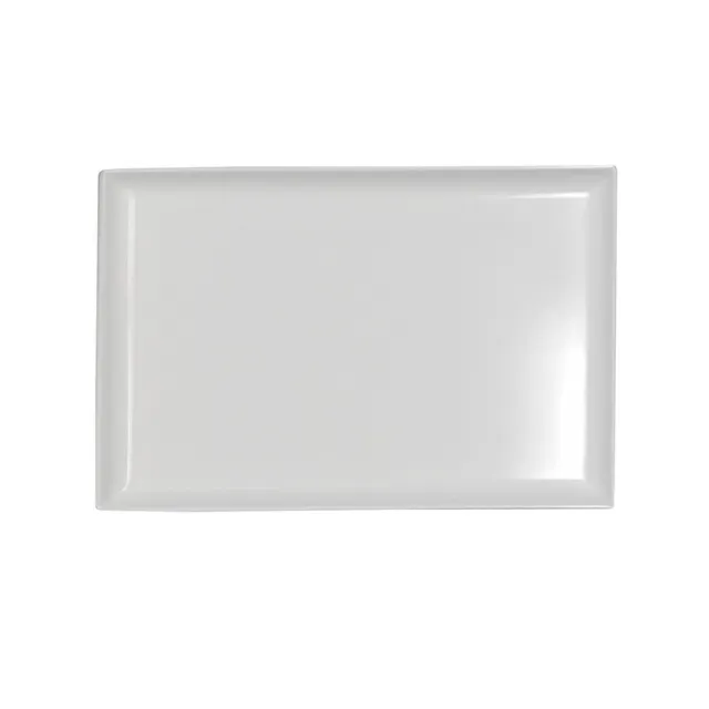 6x Melamine Platter / Plate White 300x200mm Ryner Commercial Plastic Serving