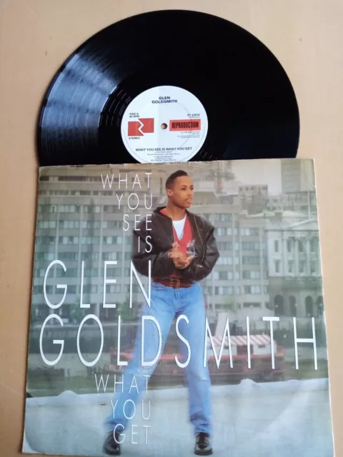 Glen Goldsmith. What You See. 12"Single In VGC. RCA. PT 42076. 1988