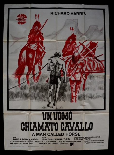 MANIFESTO UN UOMO CHIAMATO CAVALLO richard harris dame judith gascon