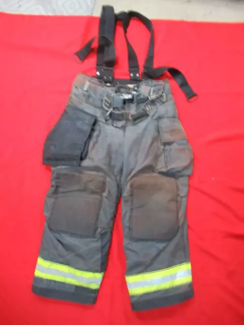 MFG 2014 GLOBE IH 36 x 30 INTERNAL HARNESS Firefighter Turnout Pants FIRE GEAR
