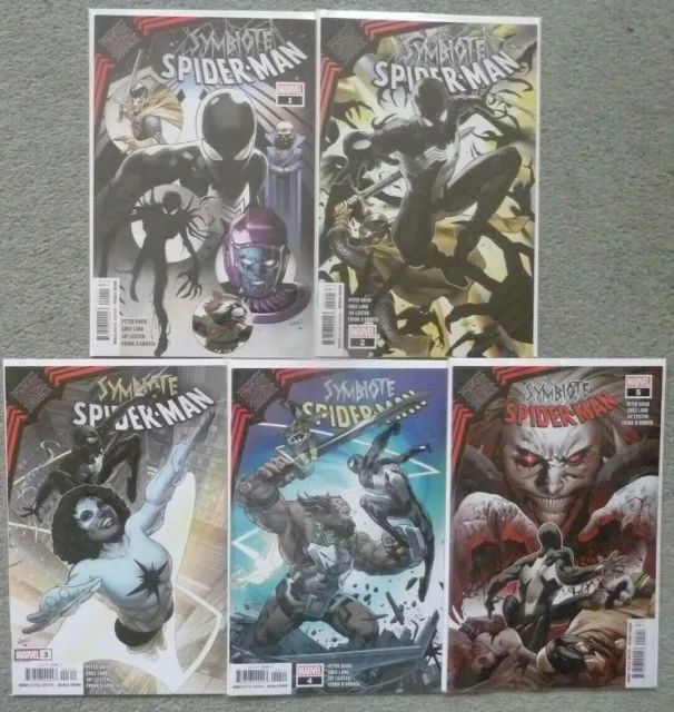 Symbiote Spider-Man "King In Black" #1-5 Set.david/Land.marvel 2020 1St Print.nm