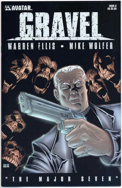Gravel #8 (Avatar Press 2008) Warren Ellis Nm- First Print Bagged And Boarded