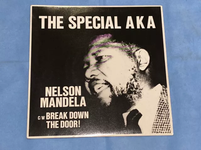 The Special Aka Nelson Mandela Break Down The Door 7" Vinyl 2 Tone Records Uk