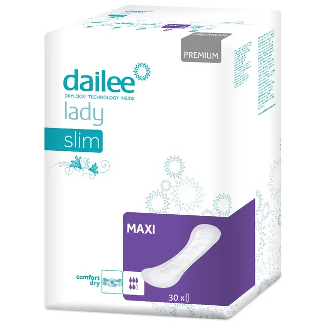 Anatomische Einlagen Dailee Lady Slim Maxi, 30 Stück, blitz UPS