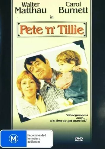 Pete 'n' Tillie (DVD) Walter Matthau / Carol Burnett - Region 4 - VGC